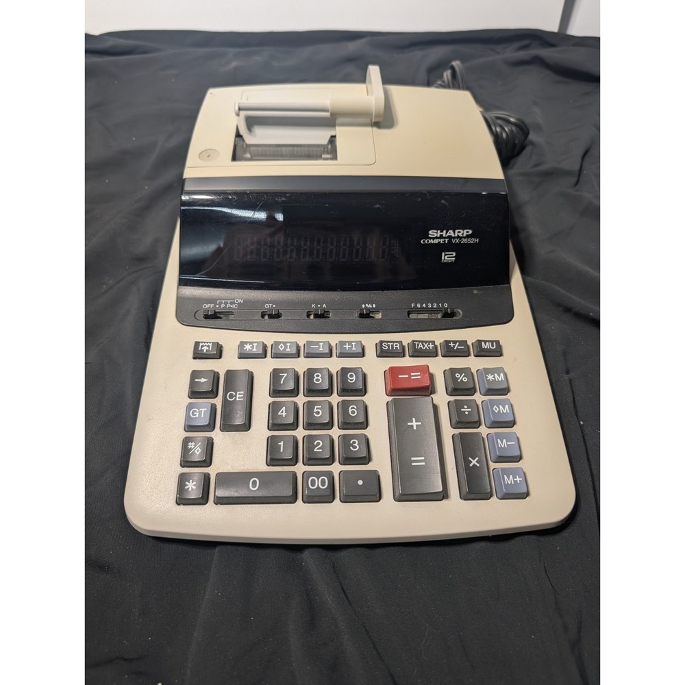 VTG Sharp VX-2652H Printing Calculator Commercial Desktop‎ Adding Machine